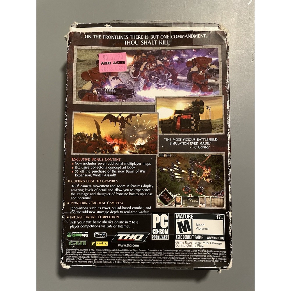 THQ Computer Game Warhammer 40,000 - Dawn of War (Game of the Year Edition) - Picture 2 of 3